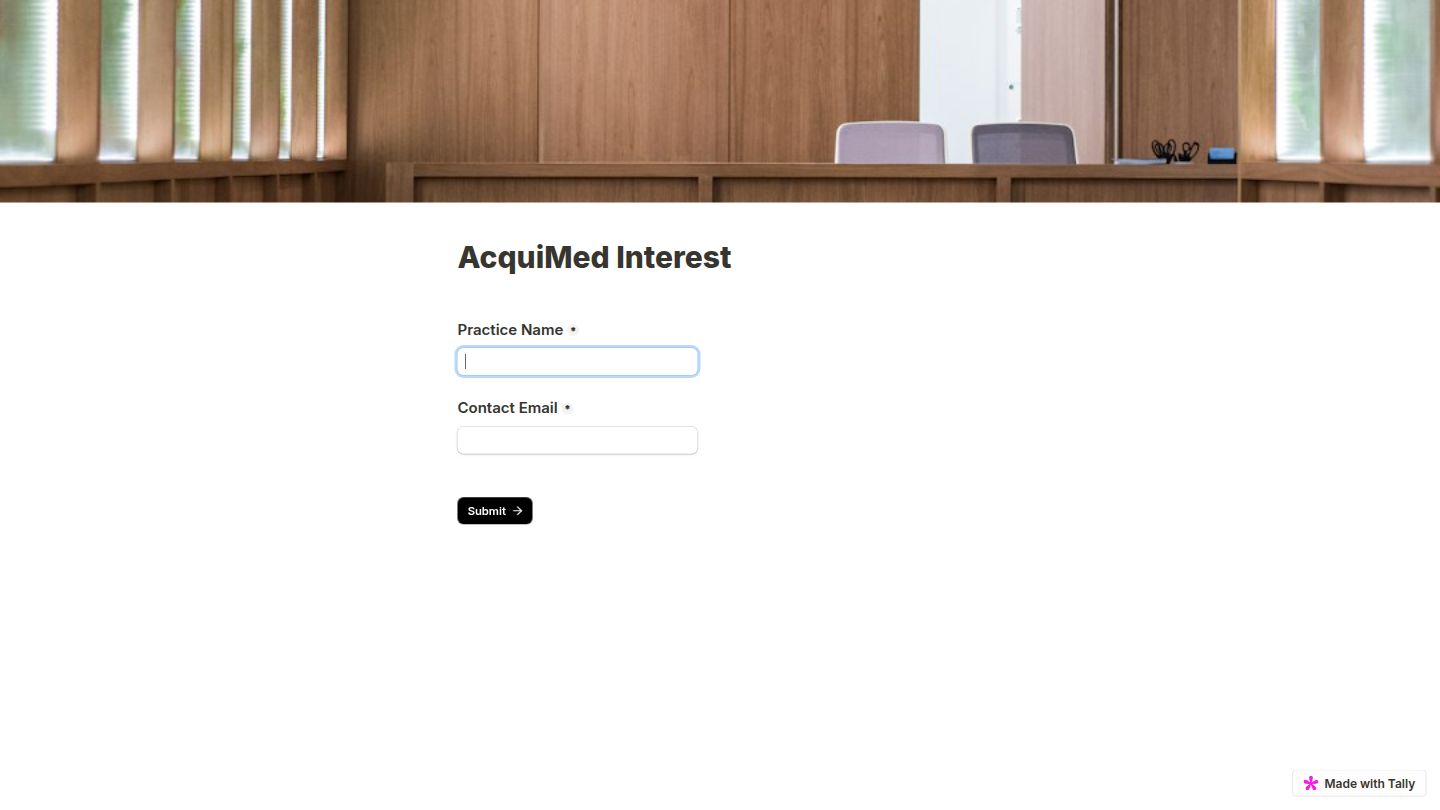 AcquiMed Interest Form
